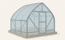 Cara Membuat Green House Baja Ringan yang Tahan Angin Kencang